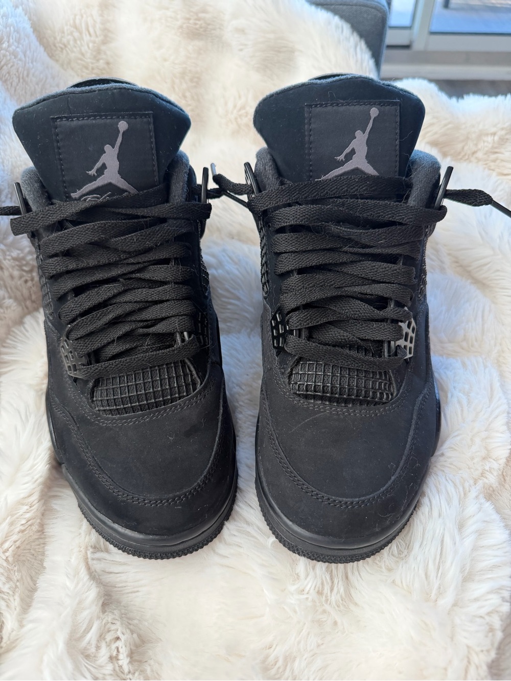Jordan Men’s Black Nubuck Sneakers